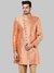 Light Orange Indowestern Kurta with Breeches