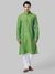 Ethnix By Raymond Medium Green Kurta With Churidar