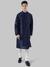 Ethnix By Raymond Fancy Blue Kurta With Churidar