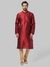 Ethnix By Raymond Dark Maroon Kurta With Churidar