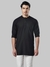 Black Solid Kurta