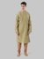 Ethnix By Raymond Olive Kurta With Churidar