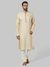 Ethnix By Raymond Beige Kurta With Churidar
