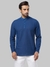 Ethnix by Raymond Medium Blue Kurta