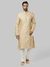 Ethnix By Raymond Beige Kurta With Churidar