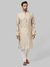 Ethnix By Raymond Beige Kurta With Churidar