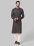 Ethnix By Raymond Black Kurta With Churidar