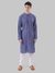 Ethnix By Raymond Medium Blue Kurta With Churidar