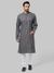 Ethnix By Raymond Black Kurta With Churidar