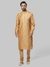 Ethnix By Raymond Beige Kurta With Churidar