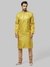Ethnix By Raymond Medium Yellow Kurta With Churidar