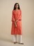 GD CORAL Occasion Geometric KURTA