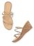 Rocia By Regal Antique Gold Women Diamond Criss Cross Wedges