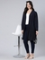SHOWOFF Women's Solid Navy Blue Shrug