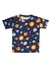 Ninos Dreams Boys Cotton Coord Set with Shorts-Planet Print