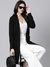 SHOWOFF Women's Solid Black Shrug