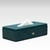 Tissue Box Holder for Home and Office in Premium Faux Leather | Size: 9.5 x 4.5 x 2.5(H) Inches | Moderno | Blue