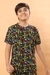 Ninos Dreams Boys Text Print 100 % Cotton Knit Half sleeves Coord Set with T-Shirt & Shorts-Multicolour