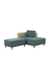 neudot Hailey Fabric Chaise Lounger LHS in Castle Green Colour