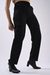 Solid Blended Fabric Relaxed Fit Women's Trousers