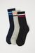 Cotton Men's Crew Socks Assorted Pack Of 3