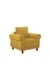 neudot Melody Fabric 1 Seater Sofa in Husky Yellow Colour | Premium Fabric Sofa | 1 Seater Sofa | Solid Wood Leg