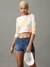 SHOWOFF Women Multi Dyed Round Neck Full Sleeves Crop Top
