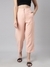 SHOWOFF Women's Solid Peach Parallel Trousers