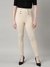 SHOWOFF Women's Solid Cream Skinny Fit Jeggings
