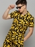 SHOWOFF Men Black Printed Shirt Collar Short Sleeves Co-Ords Set