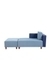 neudot Hailey Fabric Chaise Lounger RHS in Mirage Blue Colour