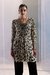 Cream Printed and Embroidered Dress
