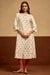 Cream Floral Printed Kurta