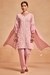 Pink Embroidered Kurta Set