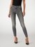 Grey Solid Skinny Fit Curve Eco New Carrie Denim Jeans