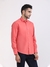 Albion Mens Primume Orange Casual Shirt