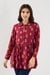 Printed Viscose Collared Women's Tunic