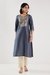 Printed Blended Fabric Regular Fit Women's Kurta Set