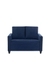 NEUDOT Saya Sofa for Living Room |2 Persons Sofa|Premium Fabric with Cushioned Armrest | 3 Years Warranty|Solid Wood Frame|2 Seater in Saya Blue Color