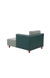 neudot Hailey Duet Fabric 1 Seater Left Aligned Lounger| Sectional | LHS | in Misty Green | Dual Colour |