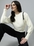 SHOWOFF Women's Solid Cream Pullover
