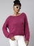 SHOWOFF Women's Pink Solid Top