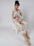 SHOWOFF Women's Oversized Turquoise Blue Printed Shirt & Trousers Set