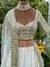 Ivory mirror embroidery lehenga