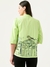 Albion Women Smart Premium P Green Blouson Top