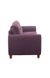 neudot Scott 3 Seater Fabric Sofa | Premium Fabric Sofa | Padded Cushioned Armrest | Solid Wood Leg - Paradise Purple