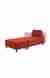 neudot Hailey Fabric Chaise Lounger RHS in Floral Cider Orange Colour