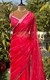 Fuchsia mirror saree