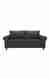 neudot Melody Sofa for Living Room |3 Persons Sofa|Premium Fabric with Padded Cushioned Armrest | Solid Wood Frame|3 Seater in Slate Grey Color