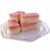 Coconut Barfi (Bharat Sweets, Delhi)